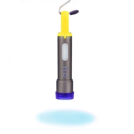 Світлодіодний акумуляторний ліхтарик з регулюванням яскравості LED/10W/5V IPX4 1200 mAh 650 lm