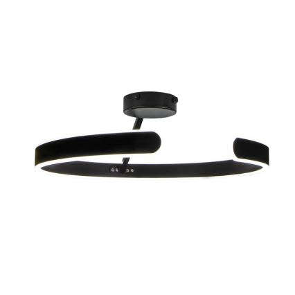 Світлодіодна регульована накладна люстра LED/72W/230V 3000-6500K чорна + дистанційне керування