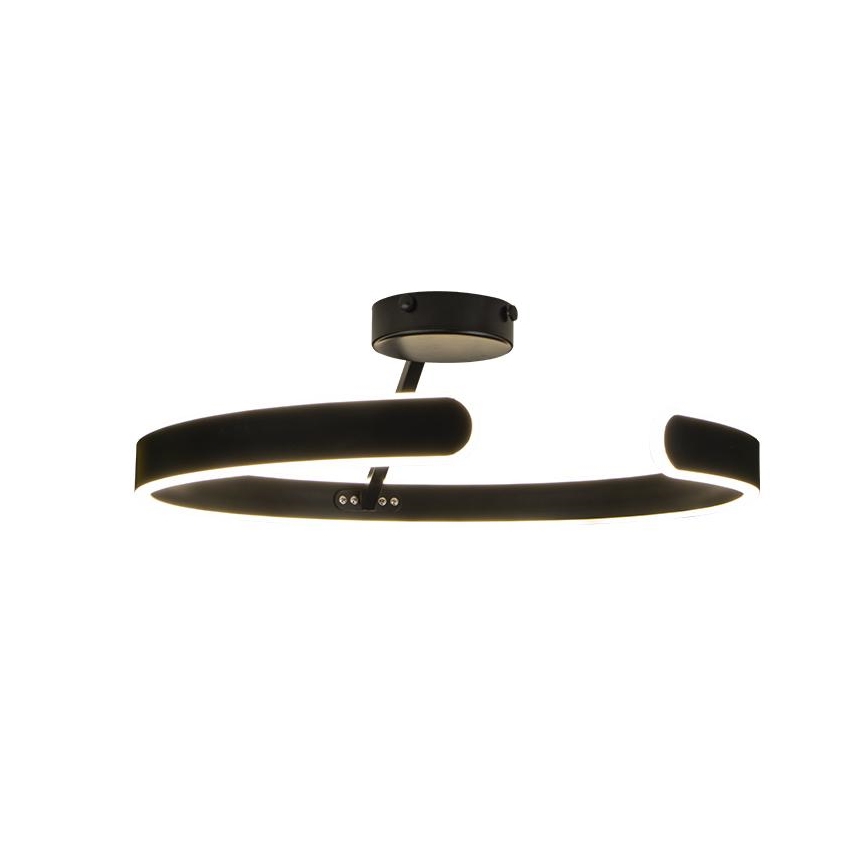 Світлодіодна регульована накладна люстра LED/72W/230V 3000-6500K чорна + дистанційне керування