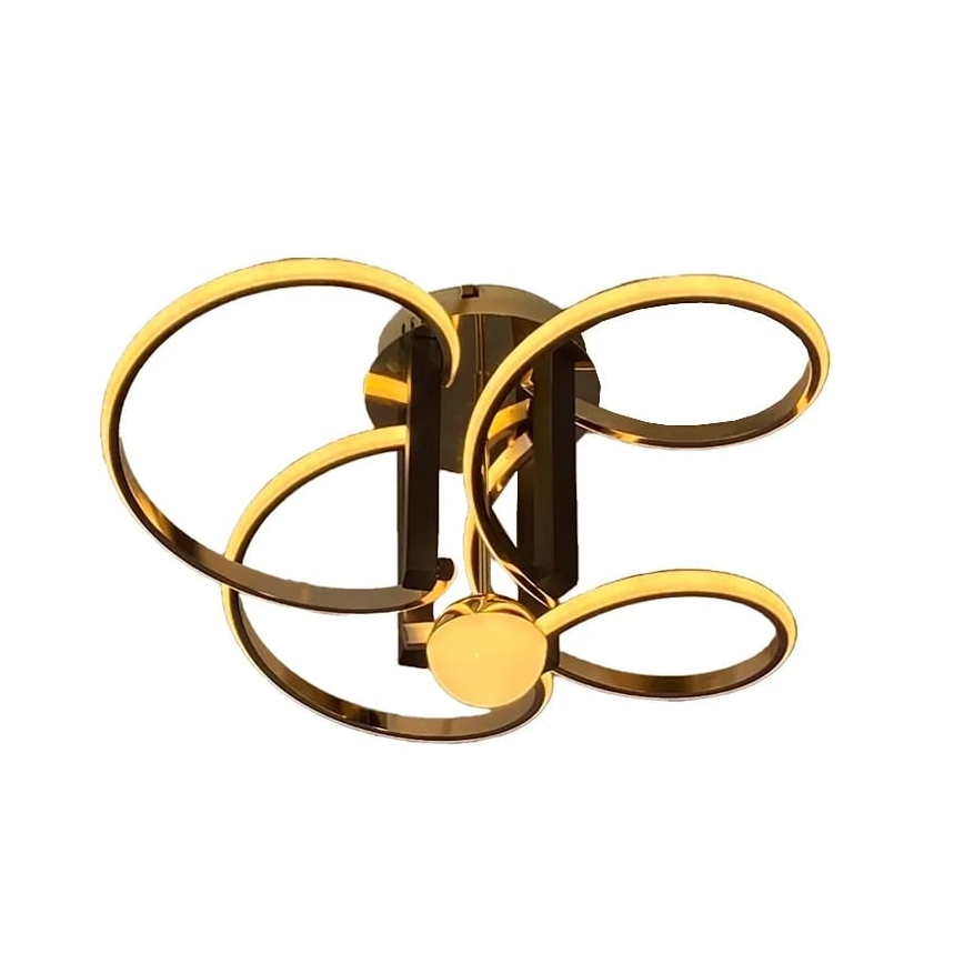 Світлодіодна регульована накладна люстра LED/80W/230V 3000-6500K + дистанційне керування