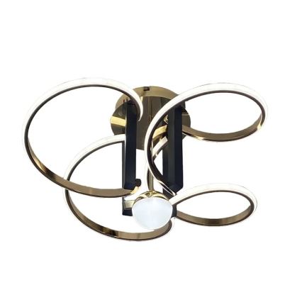 Світлодіодна регульована накладна люстра LED/80W/230V 3000-6500K + дистанційне керування