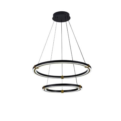 Світлодіодна регульована люстра на тросі LED/130W/230V 3000-6500K діам. 60 см + дистанційне керування
