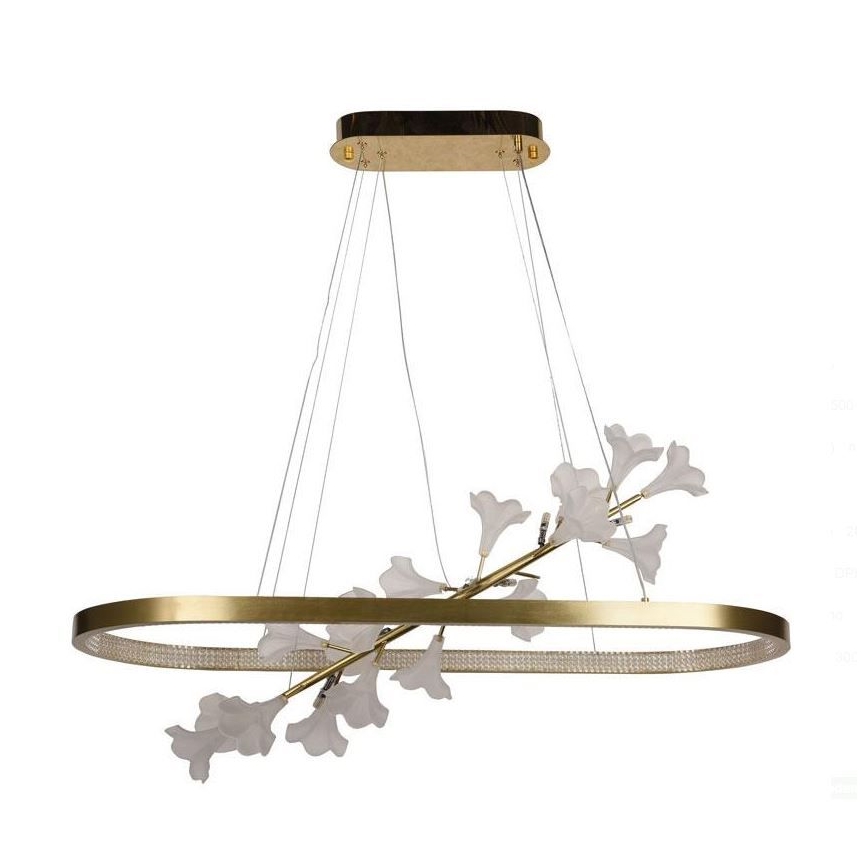 Світлодіодна регульована люстра на тросі LED/55W/230V 3000-6500K + дистанційне керування