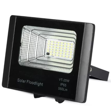 Світлодіодний регульований сонячний прожектор LED/12W/3,2V 4000K IP65 + дистанційне керування