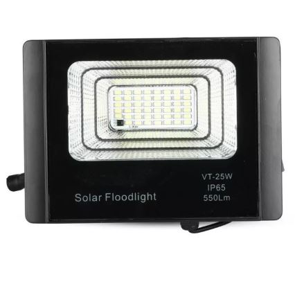 Світлодіодний регульований сонячний прожектор LED/12W/3,2V 4000K IP65 + дистанційне керування