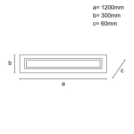 Світлодіодний димований стельовий світильник LED/55W/230V 3000-6500K + пульт дистанційного керування