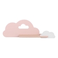 Світлодіодний дитячий настінний світильник з полицею CLOUD LED/5W/230V рожевий/білий,