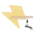 Світлодіодний дитячий настінний світильник з полицею LIGHTNING LED/4W/230V,