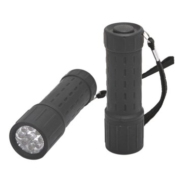 Світлодіодний ліхтар LED/3xAAA чорний