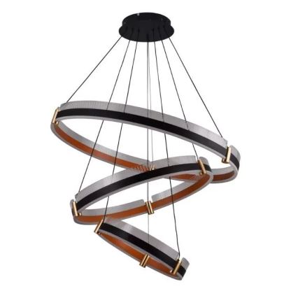 Світлодіодна регульована люстра на тросі LED/240W/230V 3000-6500K діам. 80 см + дистанційне керування