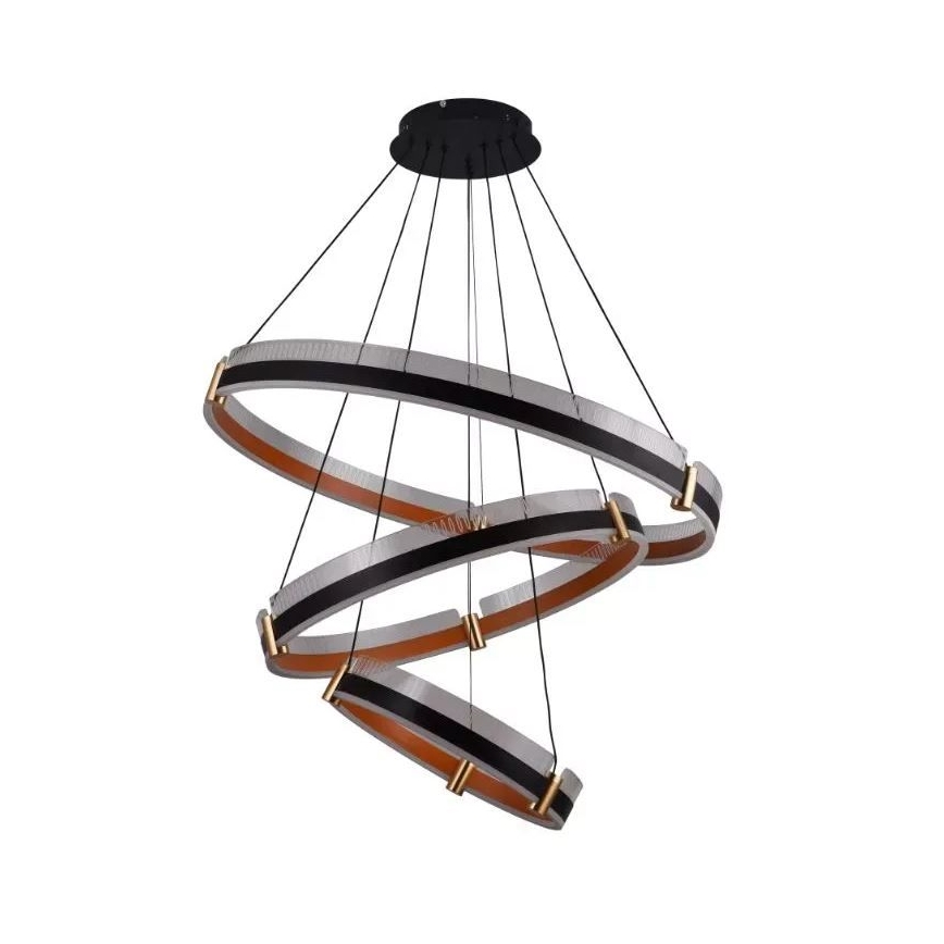 Світлодіодна регульована люстра на тросі LED/240W/230V 3000-6500K діам. 80 см + дистанційне керування