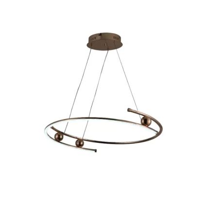 Світлодіодна регульована люстра на тросі LED/50W/230V 3000-6500K діам. 60 см + дистанційне керування