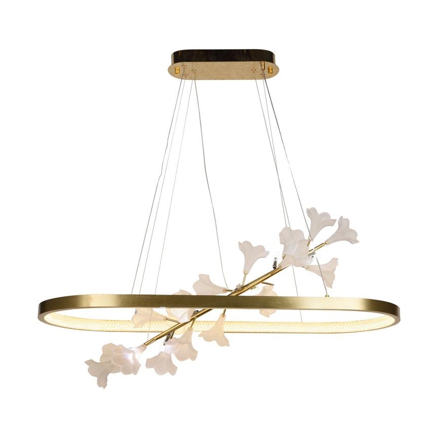 Світлодіодна регульована люстра на тросі LED/65W/230V 3000-6500K + дистанційне керування