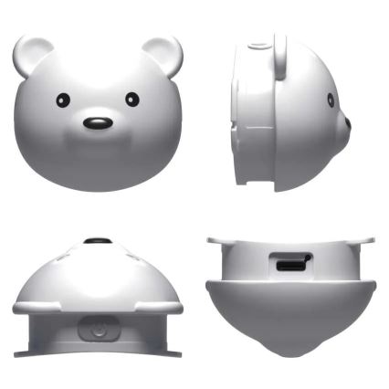 Світлодіодний налобний ліхтар, перезаряджуваний (LED/USB), 500 mAh — «Ведмідь»