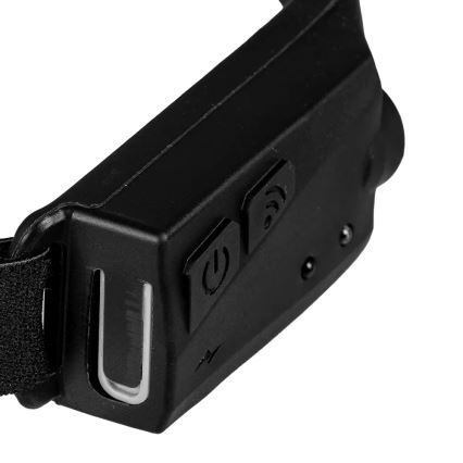 Світлодіодний регульований налобний ліхтар із сенсором 2xLED/5V IP44 350 лм 1200 мАг