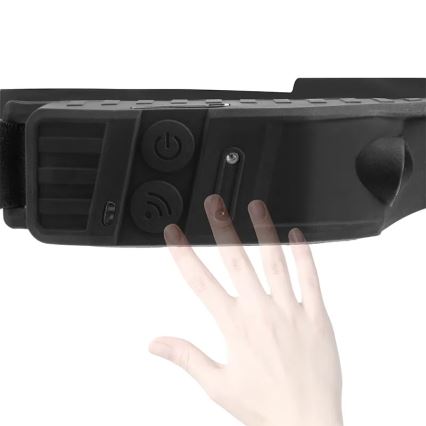Світлодіодний регульований налобний ліхтар із сенсором LED/8W/5V IP44 570 лм 2000 мАг