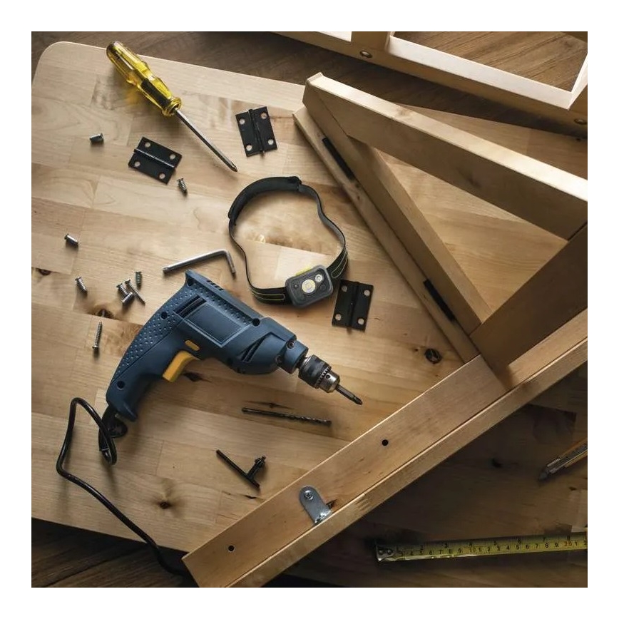 Світлодіодний налобний ліхтар з регулюванням яскравості з датчиком GP DISCOVERY CHW54 LED/3xAAA IPX5