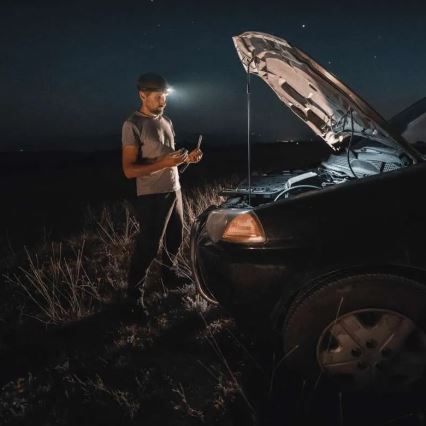 Світлодіодний налобний ліхтар з регулюванням яскравості з датчиком GP DISCOVERY CHW54 LED/3xAAA IPX5