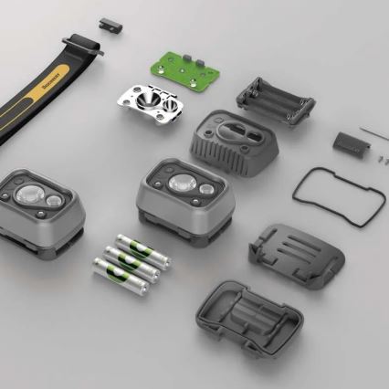 Світлодіодний налобний ліхтар з регулюванням яскравості з датчиком GP DISCOVERY CHW54 LED/3xAAA IPX5