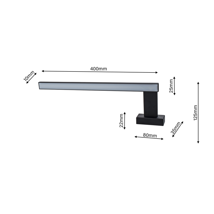 Світлодіодний настінний світильник для ванної кімнати SHINE 1xLED/11W/230V IP44
