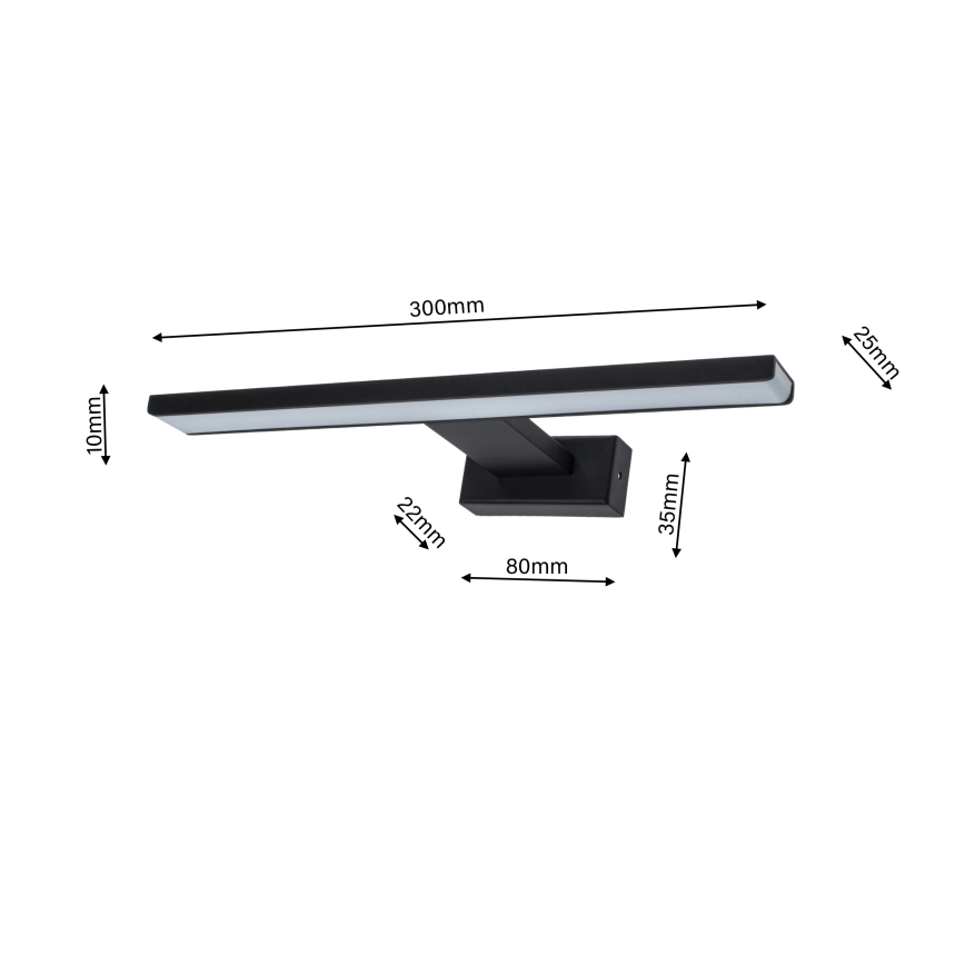Світлодіодний настінний світильник для ванної кімнати SHINE 1xLED/7W/230V IP44