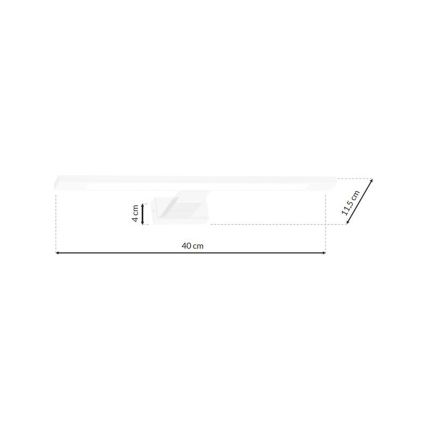Світлодіодний настінний світильник для ванної кімнати SHINE 1xLED/7W/230V IP44