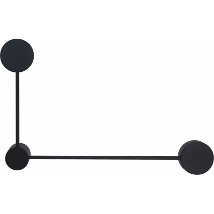 Світлодіодний настінний світильник JOY 2xGX53/6W/230V чорний