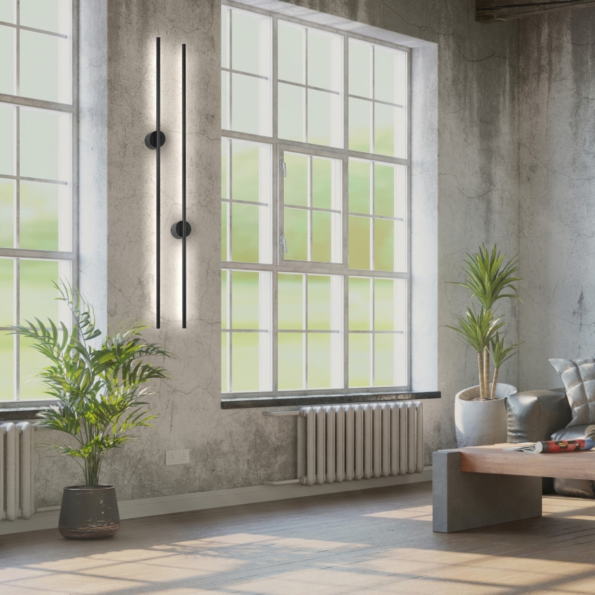 Світлодіодний настінний світильник LANA LED/12W/230V 4000K чорний