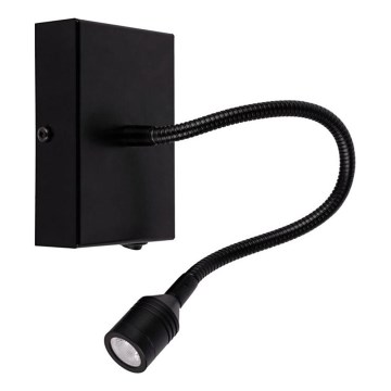 Світлодіодний настінний світильник LECTOR LED/2,5W/230V чорний