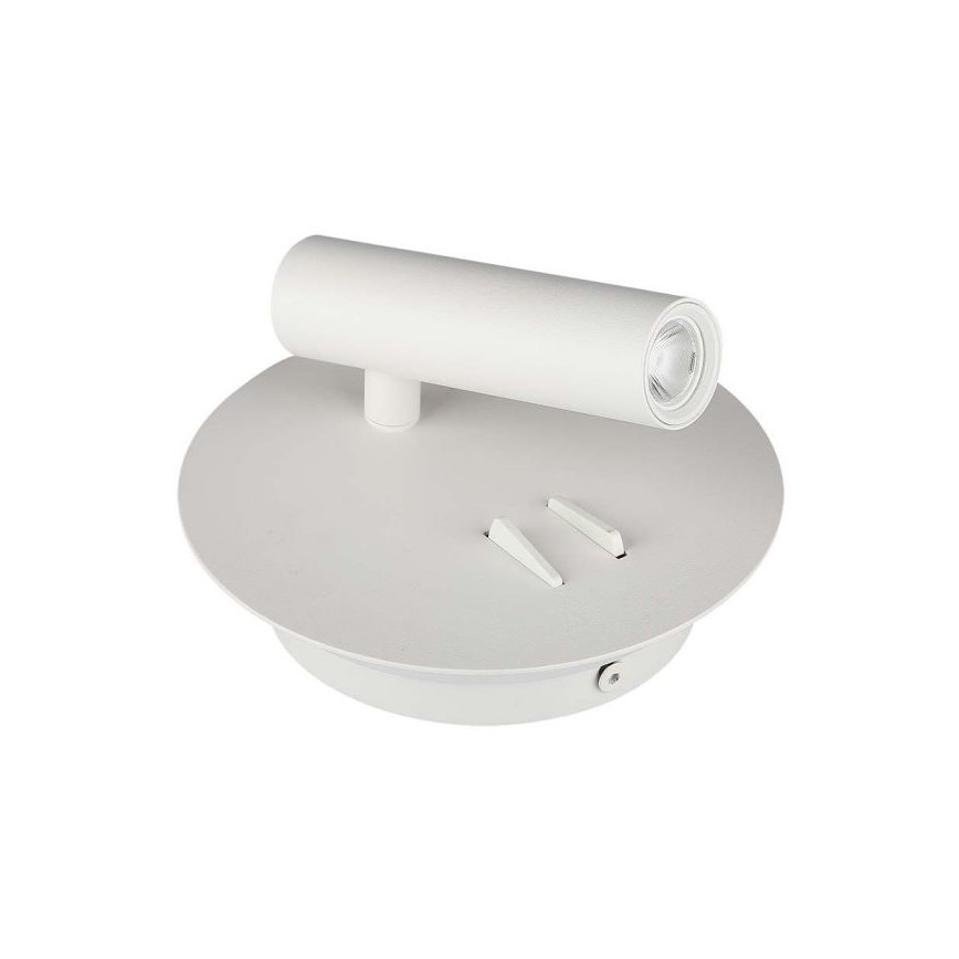 Світлодіодний настінний світильник LED/3W/230V + LED/6W/230V 3000K білий