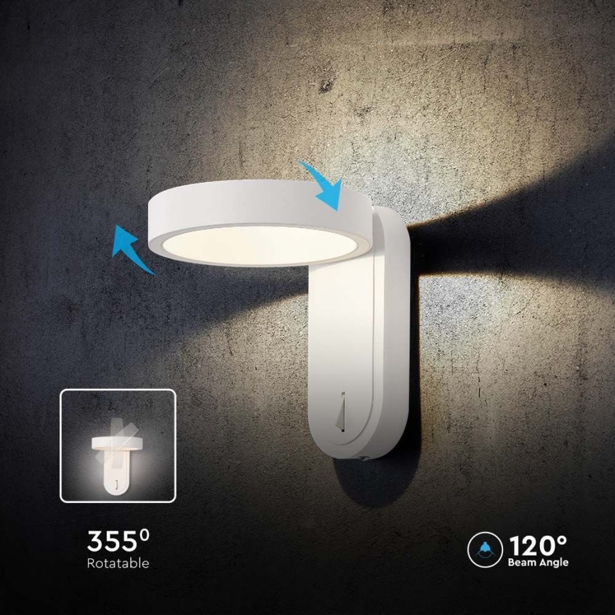 Світлодіодний настінний світильник LED/5W/230V 3000K/4000K білий