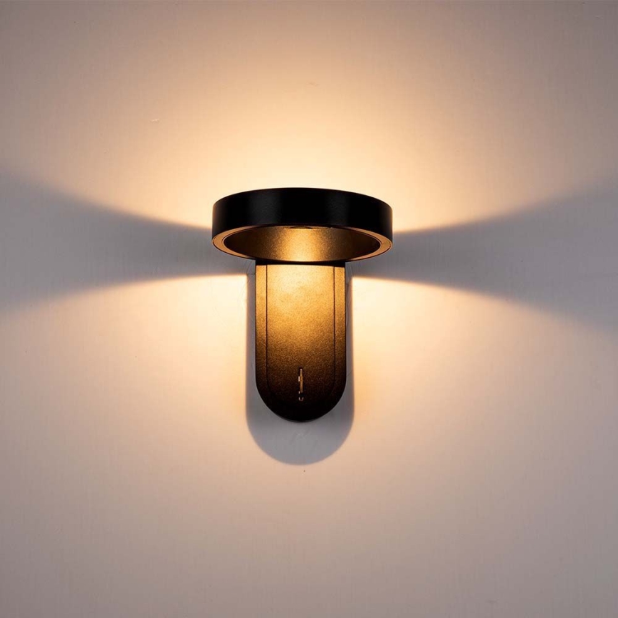 Світлодіодний настінний світильник LED/5W/230V 3000K/4000K чорний