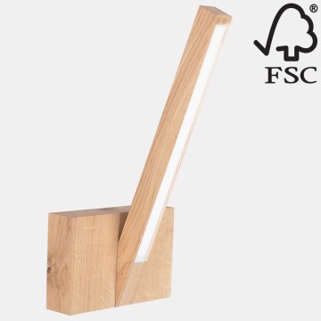 Світлодіодний настінний світильник LINUS LED/3,75W/230V дуб – сертифіковано FSC