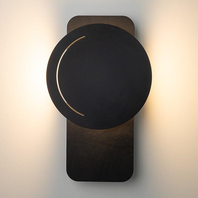 Світлодіодний настінний світильник LITO LED/7W/230V чорний