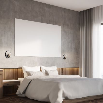 Світлодіодний настінний світильник LUCERO LED/13W/230V чорний