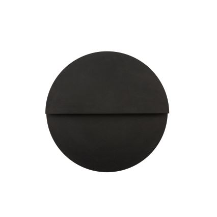 Світлодіодний настінний світильник LUNA LED/7W/230V діаметр 26 см чорний