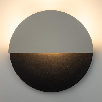 Світлодіодний настінний світильник LUNA LED/7W/230V діаметр 36 см чорний/бежевий
