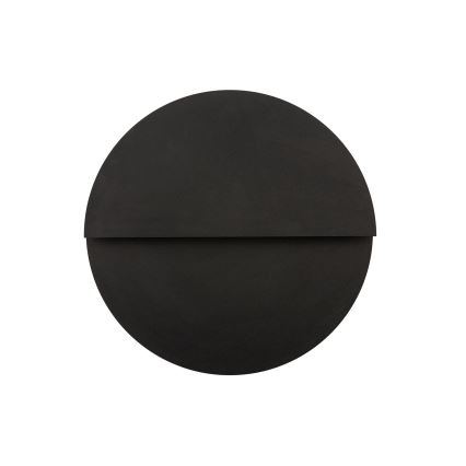 Світлодіодний настінний світильник LUNA LED/7W/230V діаметр 36 см чорний