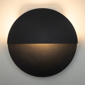 Світлодіодний настінний світильник LUNA LED/7W/230V діаметр 36 см чорний