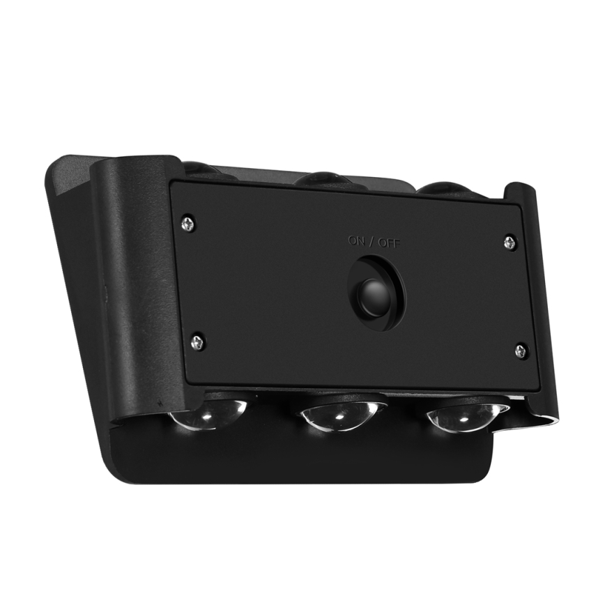 Світлодіодний настінний світильник на сонячній батареї ALF LED/4W/3,2V 3000K IP54 чорний