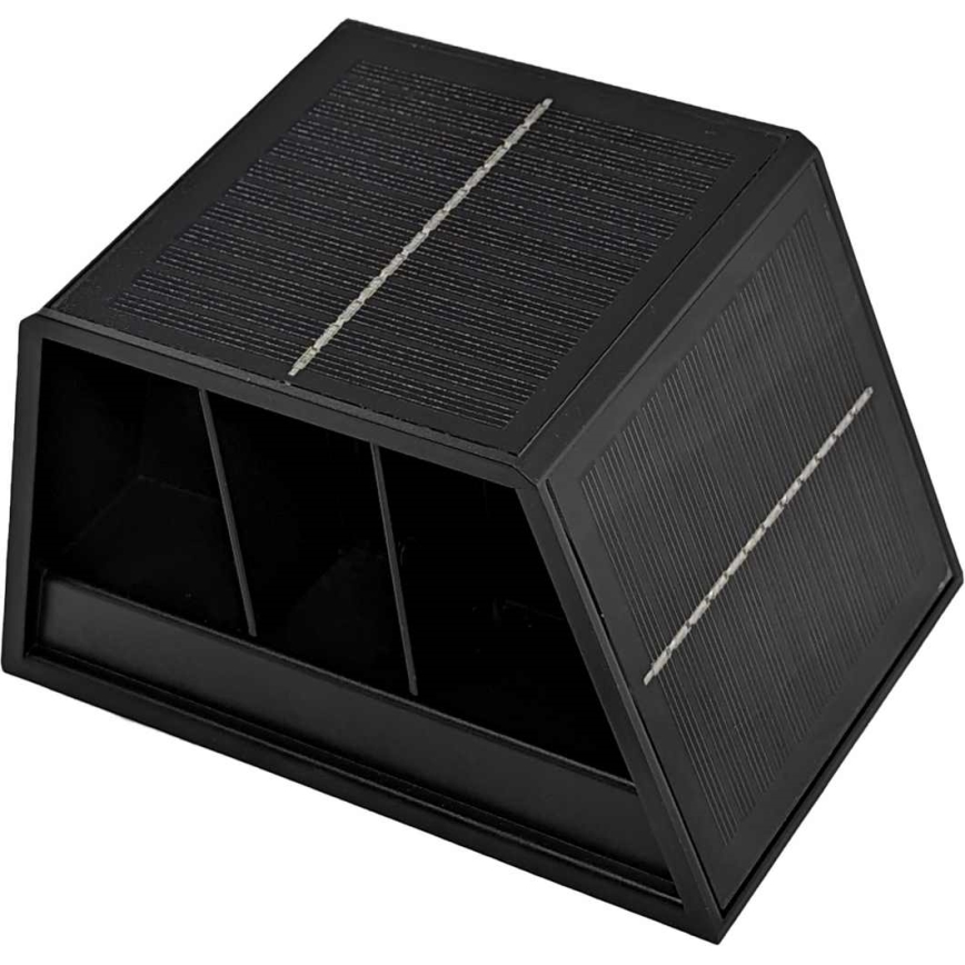 Світлодіодний настінний світильник на сонячній батареї CUBUS 2xLED/1,5W/3,7V IP54
