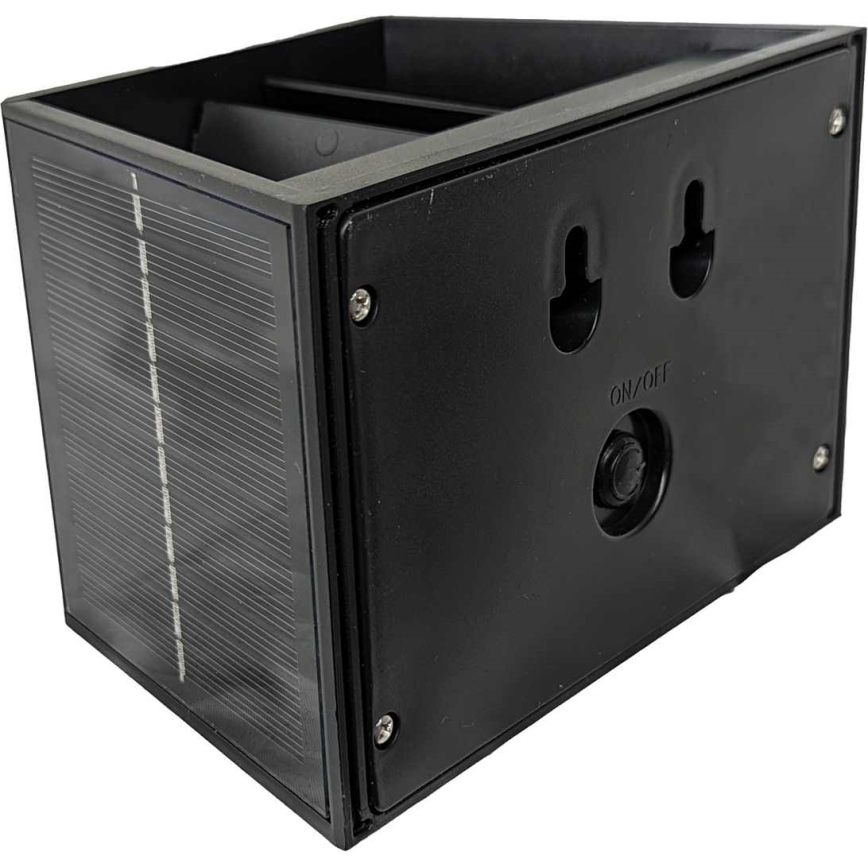 Світлодіодний настінний світильник на сонячній батареї CUBUS 2xLED/1,5W/3,7V IP54