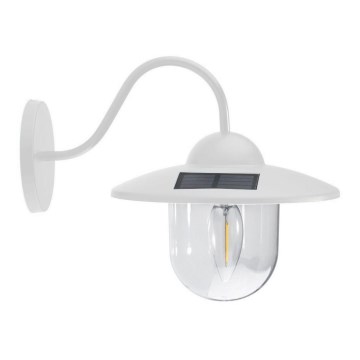 Світлодіодний настінний світильник на сонячній батареї LED/0,5W/1,2V IP44 білий