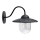 Світлодіодний настінний світильник на сонячній батареї LED/0,5W/1,2V IP44 чорний