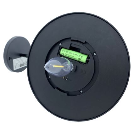 Світлодіодний настінний світильник на сонячній батареї LED/0,5W/1,2V IP44 чорний