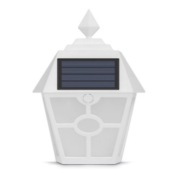 Світлодіодний настінний світильник на сонячній батареї LED/1,2V 600mAh IP44 білий