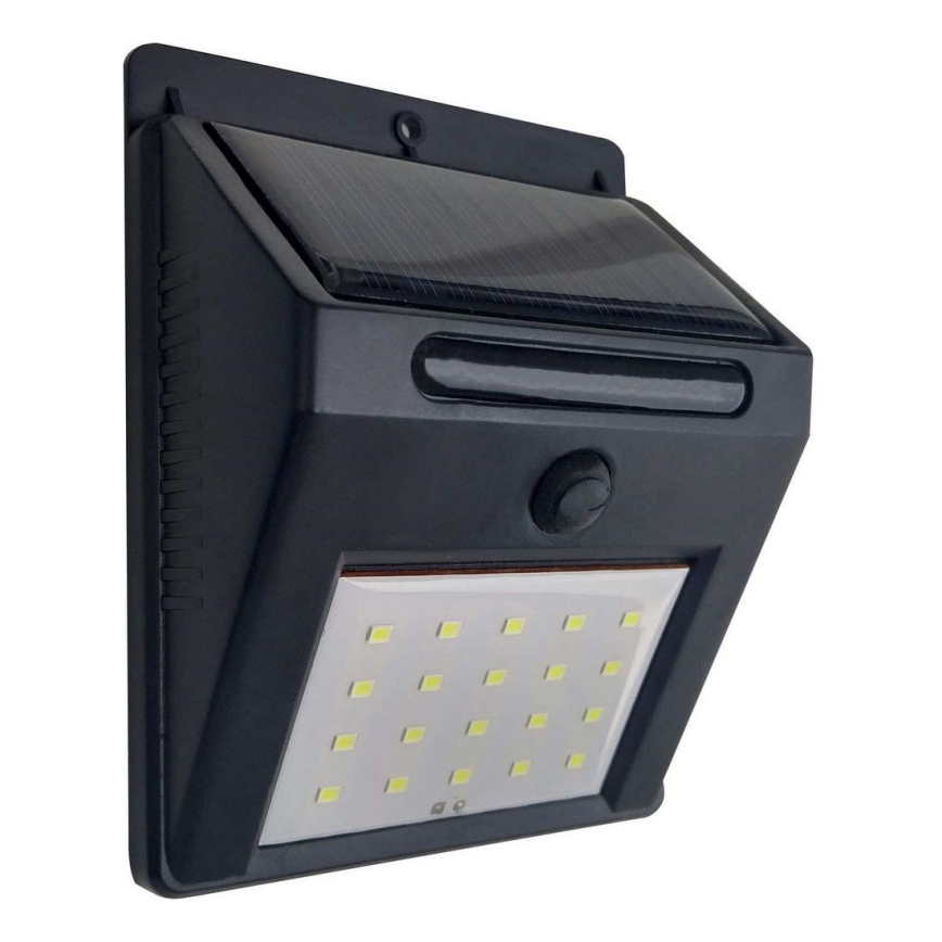 Світлодіодний настінний світильник на сонячній батареї LED/3W/3,7V 1200 mAh IP44
