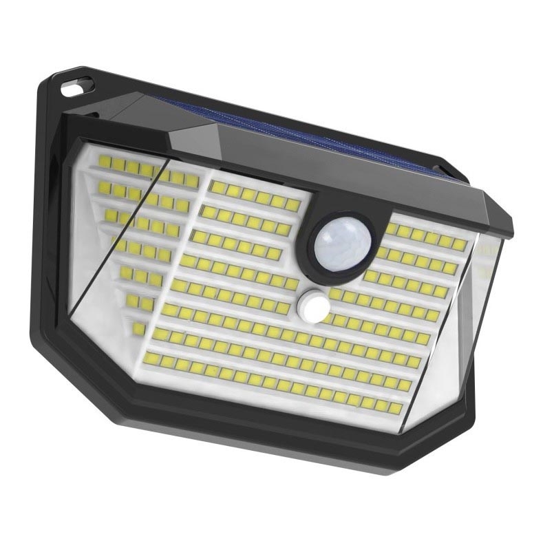 Світлодіодний настінний світильник на сонячній батареї з датчиком LED/4W/5,5V IP65
