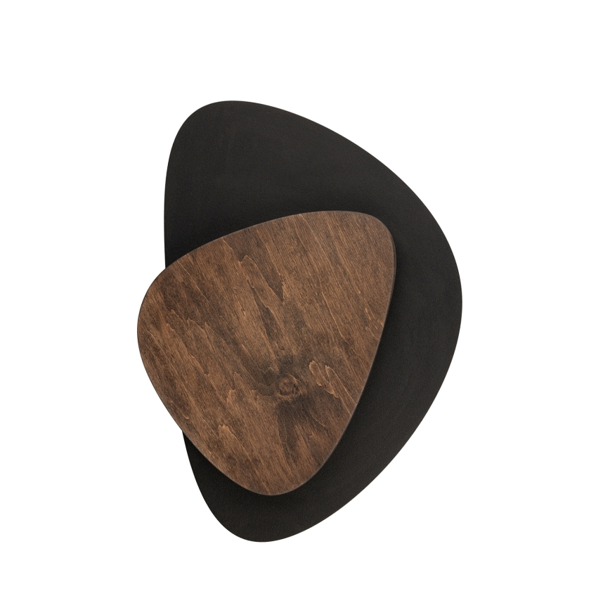 Світлодіодний настінний світильник PEDRA LED/7W/230V чорний/коричневий