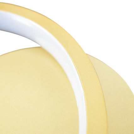 Світлодіодний настінний світильник ROTONDA LED/7W/230V золотий